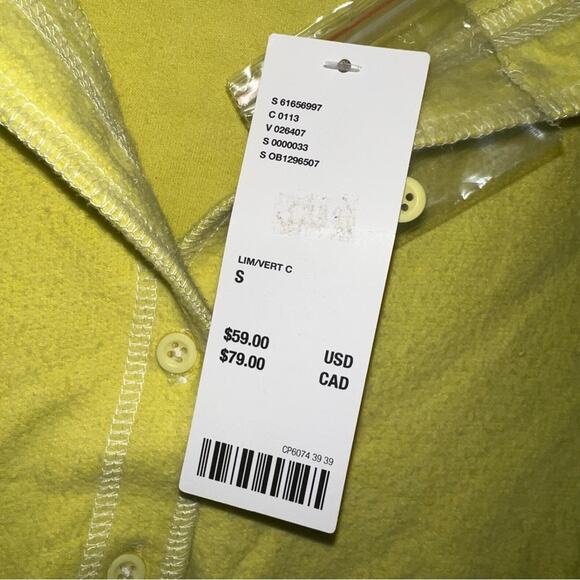 Urban Outfitters Out From Under Jacintha Reverse Henley Sweatshirt Top - Picture 6 of 7